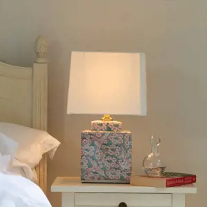 Grand Illusions Lamp Printemps with Cream Shade